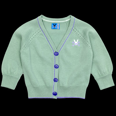 Girl Berry Floral Design Heavyweight Puffer Jacket